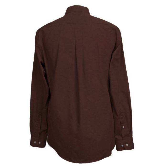 Mens dark brown dress shirt