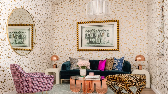 How to decorate a maximalist media room