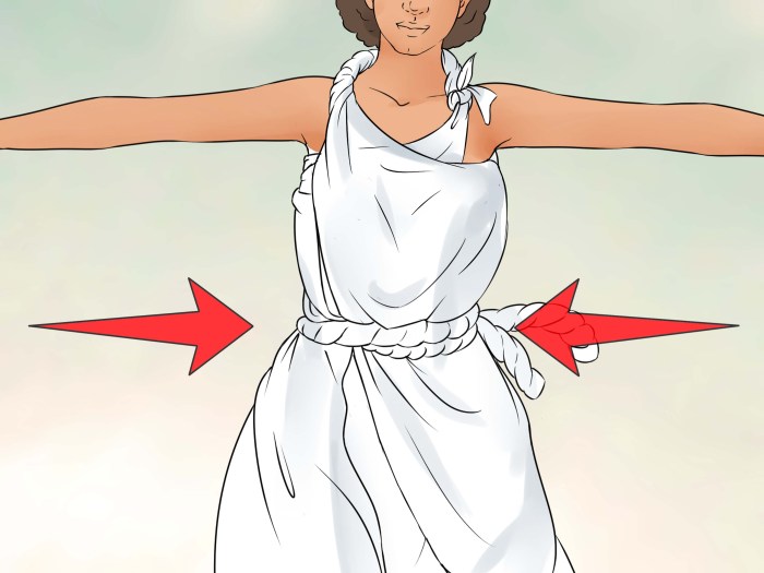 How to dress toga style