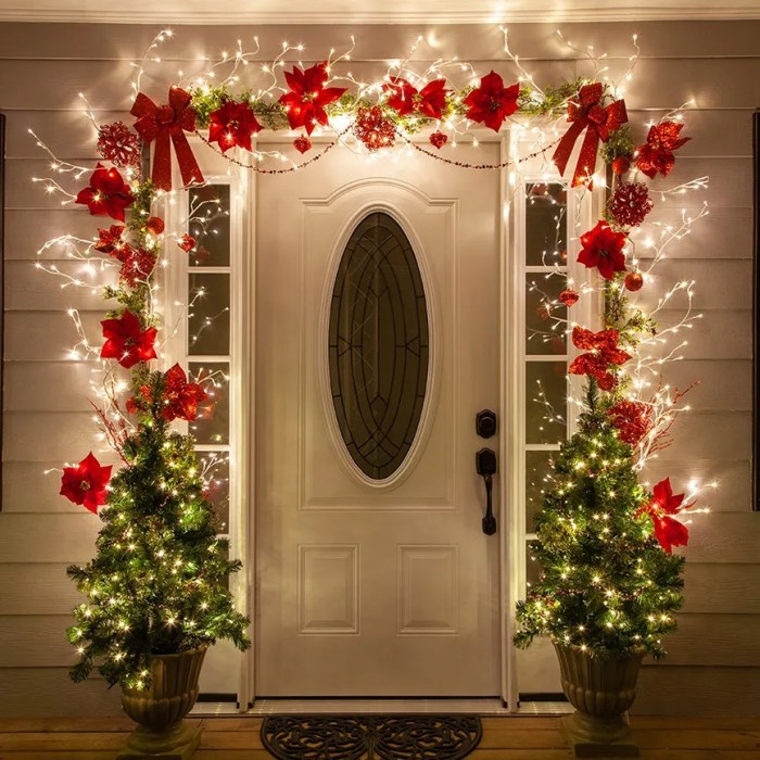 How to decorate your room door for christmas