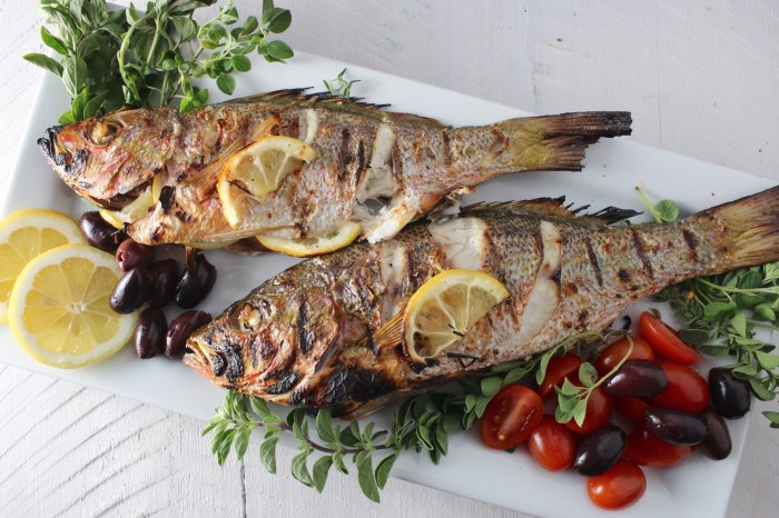 How to cook a whole fish greek style