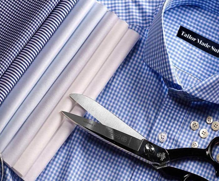 Tailor made men's dress shirts