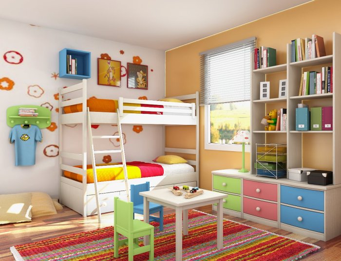 How to decorate a kids room