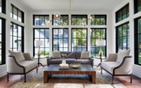 How to decorate living room with large windows