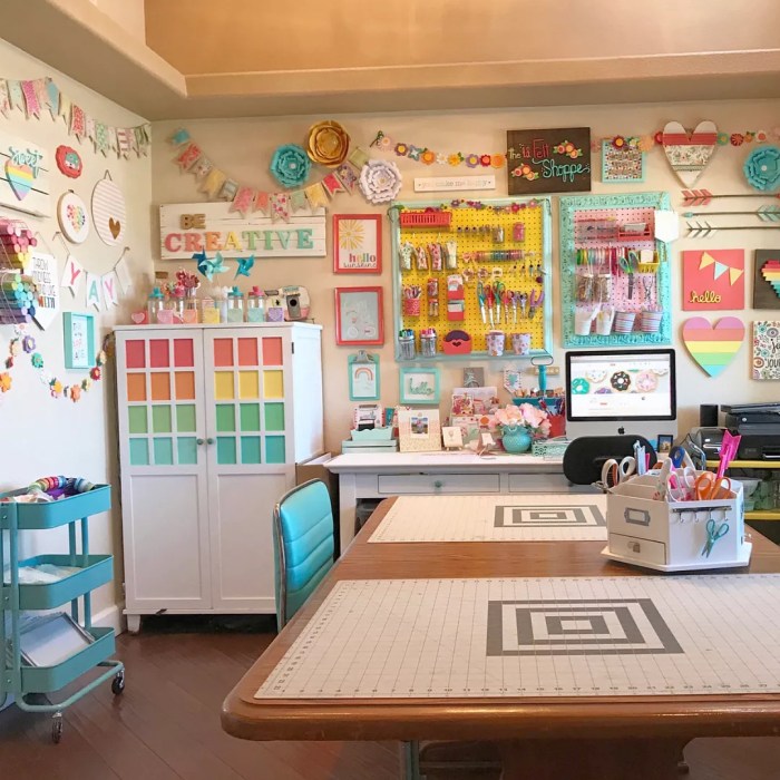 How to decorate craft room